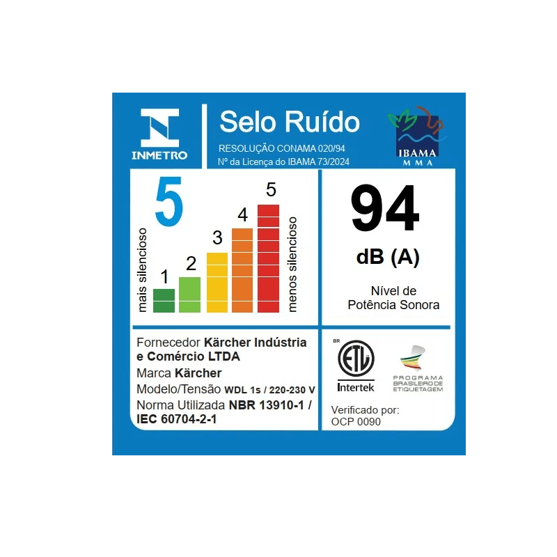 Aspirador de Pó e Água Karcher WDL 1s Aspirador de Pó e Água Karcher WDL 1s